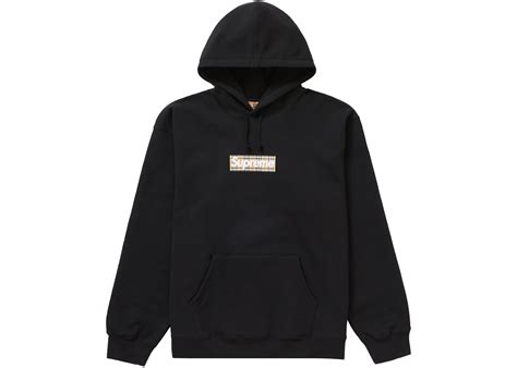 stockx supreme burberry hoodie|burberry box hoodie.